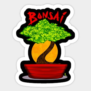 Bonsai tree Sticker